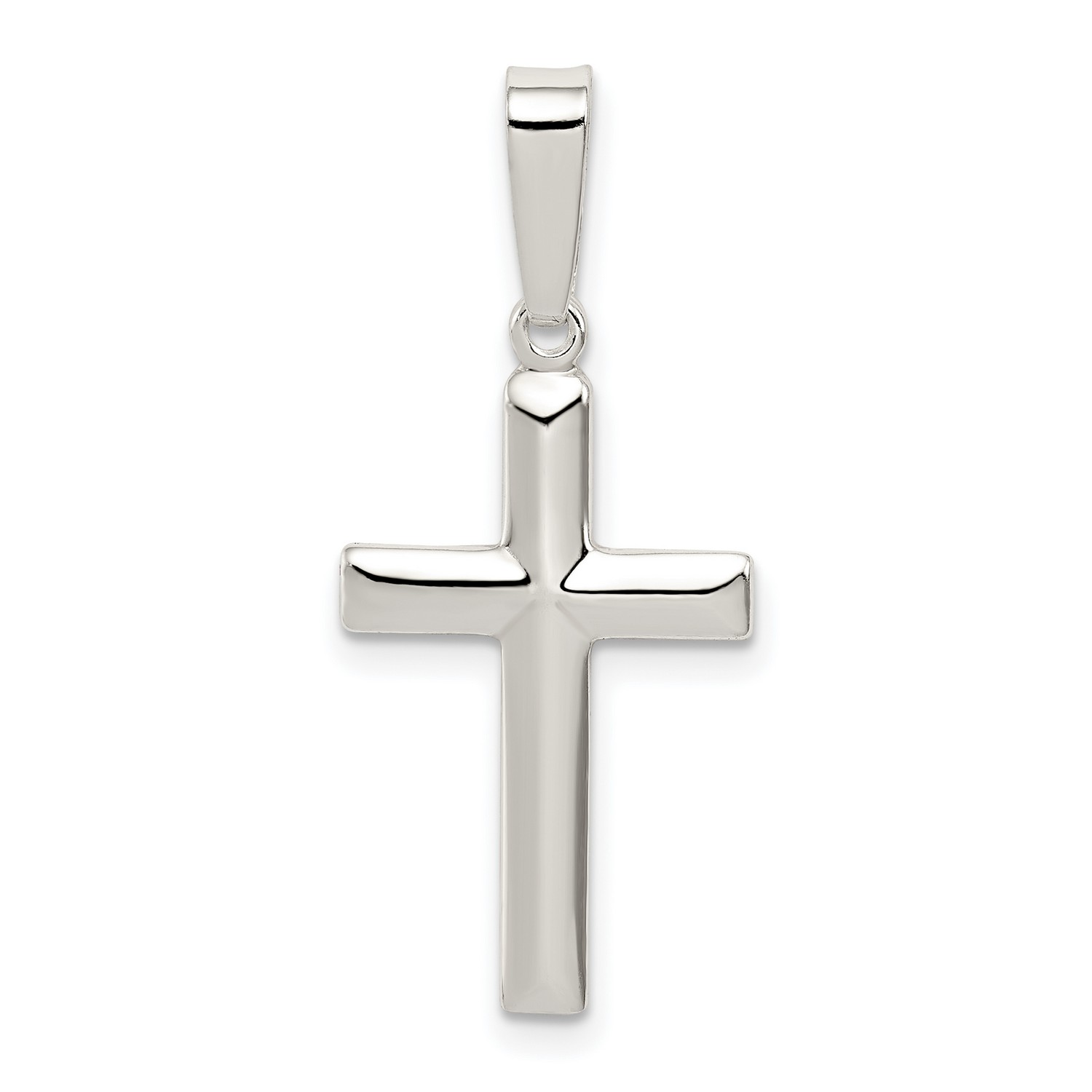 solid 925 sterling silver cross charm pendant 13*10mm