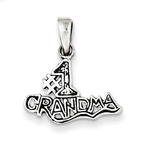 #1 Grandma Pendant in 925 Sterling Silver