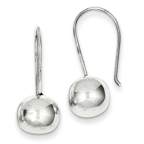 10mm Ball Earrings in 925 Sterling Silver