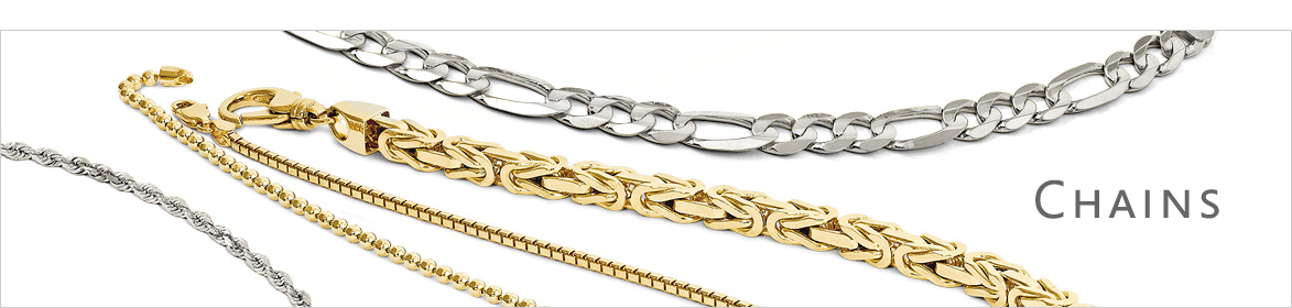 14k Gold and Sterling Silver Chains